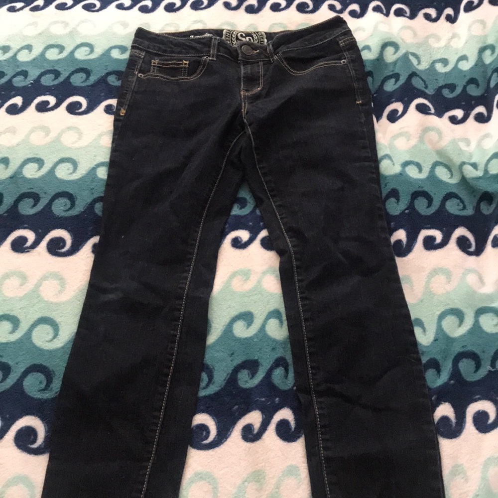 Dark wash jeans
